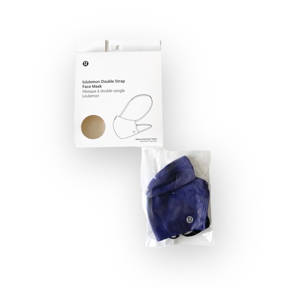HTF: new Lululemon ॐ Double Strap Face Mask ॐ Midnight Orchid Nulu Fabric ॐ - Picture 7 of 16